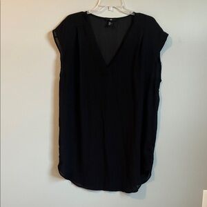 H&M Black V-Neck Blouse